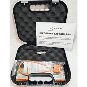 OEM Glock Model 22 Gen5 40SW Black Hardshell Case With Foam Padding & Cable Lock